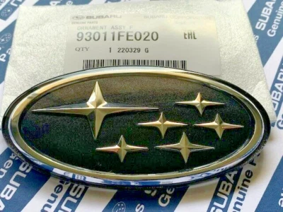 NUEVO OEM Subaru Impreza Outback WRX 2002 parrilla delantera emblema estrella 93011FE020 Foto 1 de 4