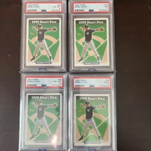 1993 Topps Derek Jeter Rookie Lot all PSA 6,7,,8,9 - Picture 1 of 5