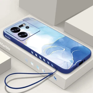 Hülle für Xiaomi Redmi Note 12 11 10 13T Pro Umhängeband Handy Marmor Handyhülle - Picture 1 of 18