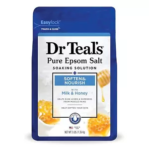 Dr Teal's Epsom Salt Soaking Solution, Soften & Nourish with Milk and Honey, 48 - Picture 1 of 1