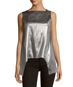 Italy Narciso Rodriguez Womens Silk Satin Top, Us 8 ITaly 44 - Picture 1 of 4