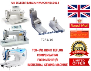 PIE COMPENSADOR DERECHO DE TEFLÓN TCR-1/16N = MT211R1/1 PIEZA DE MÁQUINA DE COSER INDUSTRIAL - Imagen 1 de 12
