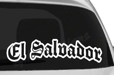 Calcomanía de vinilo El Salvador pegatina, surf, pupusas, volcanes, salvadoreños, latinos Foto 1 de 3