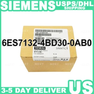 New Siemens 6ES7132-4BD30-0AB0 6ES71324BD300AB0 SIMATIC DP5 electronic module - Picture 1 of 11
