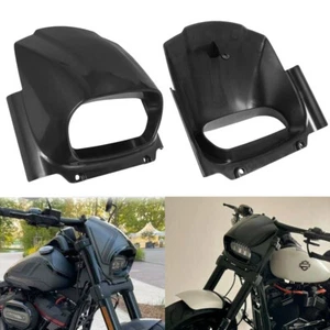 Máscara de carenado de faros capucha para Harley M8 Softail Fat Bob FXFB FXFBS 2018-2022 - Imagen 1 de 12