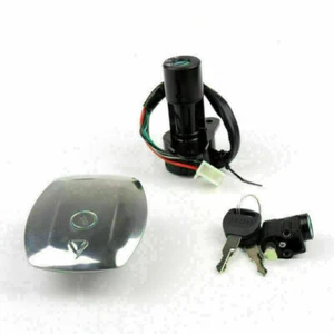 New Ignition Switch Lock & Fuel Gas Cap Key Set For Suzuki GS125 6 wire 82-00 SL - Picture 1 of 3