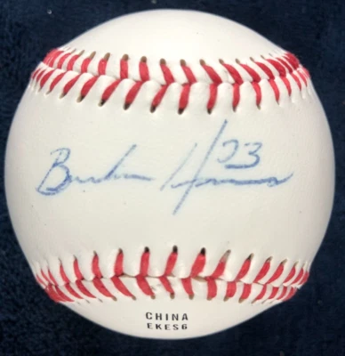 Béisbol Brendan Harris Minnesota Twins autografiado OLB3 Foto 1 de 4