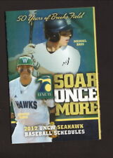 UNC-Wilmington Seahawks--2012 Baseball Pocket Schedule--101 Mobility