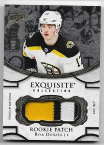 18/19 UD EXQUISITE COLLECTION ROOKIES PATCH #RPDO Ryan Donato #27/299 3CLR - Imagen 1 de 1