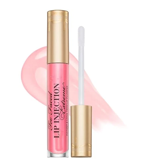 Too Faced Lip Gloss Injection Extreme Bubblegum Yum - FULL SIZE - Image 1 of 1