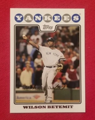 2008 Topps LIMITED EDITION Wilson Betemit #39 New York Yankees Team Set - Image 1 of 4