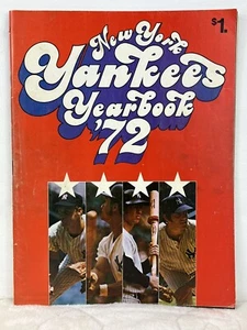 1972 New York Yankees MLB Baseball Yearbook “72” Paperback Magazine Collectible - Picture 1 of 15