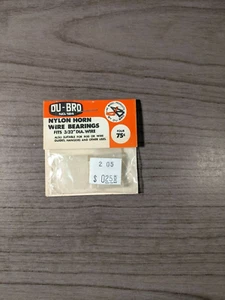 Dubro 124 Nylon Bearings for 3/32" Horn Wires - Picture 1 of 1