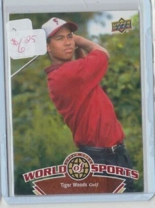 TIGER WOODS '10 UPPER DECK WORLD OF SPORTS CARD-GRAB THIS GREAT CHAMPION TODAY!! - Picture 1 of 11