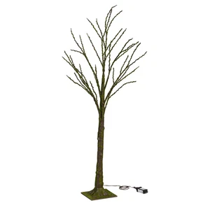 Woodland Storybook Tree Mossy Indoor/Outdoor LED Artificial Tree, 48"H - Picture 1 of 4