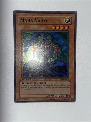Yugioh Maha Vailo 1st Edition Mrl Obstruction Error Misprint Lp - Image 1 of 4