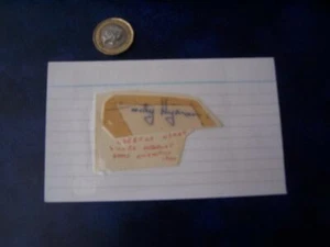 Dorethy Hyman (stuck down) - Autograph (SA2) - Picture 1 of 1