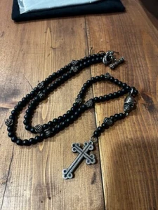 King Baby Necklace Silver #0114 Chrome Hearts Gabor KING BABY STUDIO, ROSARY - Picture 1 of 9