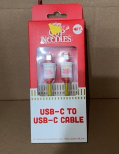 NISSIN CUP NOODLES USB-C To USB -C Cable- 4 Ft- New - Picture 1 of 1