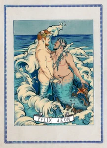 Transgender Mermen Trans Love Merman Queer Art LGBT Romance Felix dEon - Poster - Picture 1 of 1