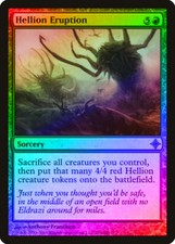 Hellion Eruption FOIL Rise of the Eldrazi NM Red Rare MAGIC MTG CARD ABUGames