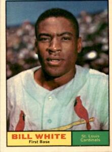 1961 Topps #232 Bill White St. Louis Cardinals