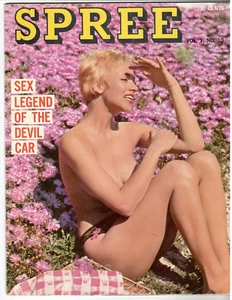Vintage 1959 Men's Girlie Magazine SPREE #10 Alice Denham, Patty O'Connell, More - Picture 1 of 3