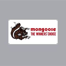 Mongoose - "The Winners Choice" Banner - old school bmx