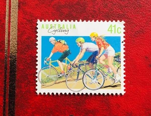 AUSTRALIA POSTAGE STAMP SG1180 1989 41c Cycling Used - Picture 1 of 1