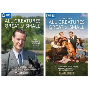 ALL CREATURES GREAT & SMALL the Complete Seasons 1-4 DVD - Series 1-3 + Season 4 - Picture 1 of 1