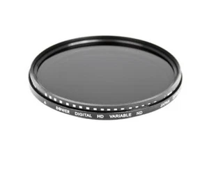 Bower 58mm Digital HD Variable Neutral Density Filter (ND) Black - Picture 1 of 3