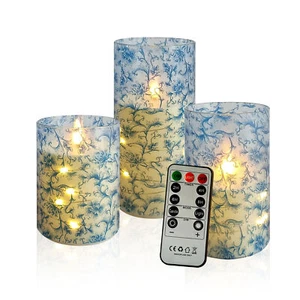 3Pack Christmas Flameless Candles Flickering Electric Candles LED Pillar Candles - Picture 1 of 44