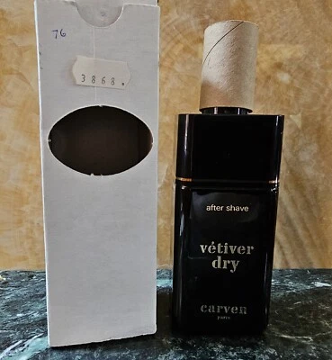 Vetiver Dry by CARVEN Paris After Shave Spray 3,3 oz - Nova caixa branca DEMO - Imagem 1 de 4
