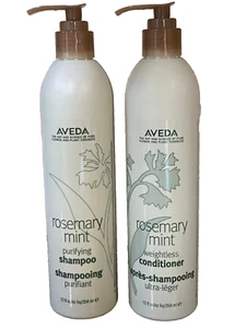 AVEDA Rosemary Mint Purifying Shampoo & Weightless Conditioner - 12 oz. each - Picture 1 of 6
