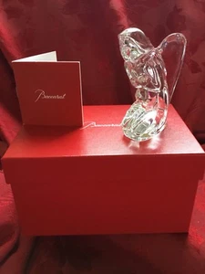 MIB FLAWLESS Exquisite BACCARAT Crystal ANGEL Kneeling Praying Arms Crossed - Picture 1 of 1