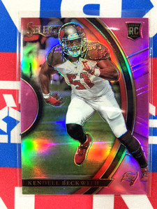 Kendell Beckwith 2017 Panini Select Pink Prizm Concourse 05/10 RC Rookie