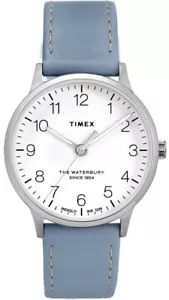 Reloj Timex Waterbury clásico con correa de cuero para dama TW2T27200 - Imagen 1 de 3