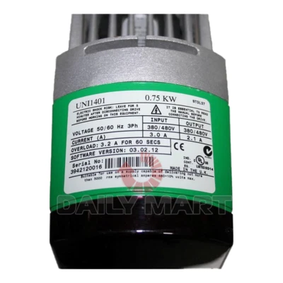 1PCS Used Tested CONTROL TECHNIQUES UNI1401 Variable Speed Drive 0.75KW - Image 1 of 4