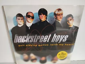 BACKSTREET BOYS - "QUIT PLAYING GAMES" (WITH MY HEART) SEALED w/ 4 MIXES! / 1997 - Picture 1 of 2