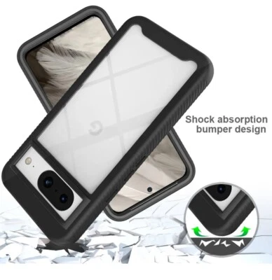 Shockproof Rugged Protection Clear Armor Phone Case For Google Pixel 7a - Image 1 of 4