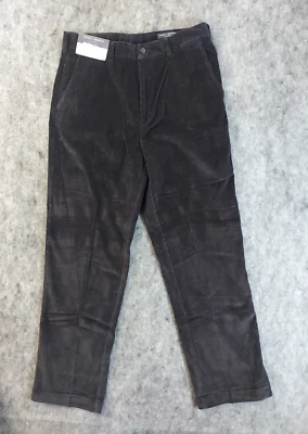 Vestido Daniel Cremieux Vence Pantalones Para Hombre 34x30 Negro Pana Frente Plano Foto 1 de 4