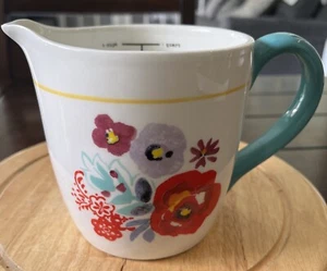 The Pioneer Woman Flea Market Floral Ceramic 4 Cup/1Quart Measuring Cup - Picture 1 of 11