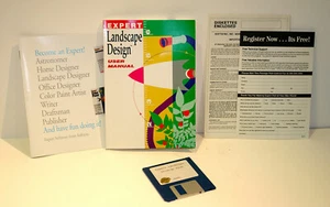 VINTAGE APPLE MACINTOSH SOFTWARE BLOWOUT: Softsync Expert Landscape Design - Picture 1 of 4