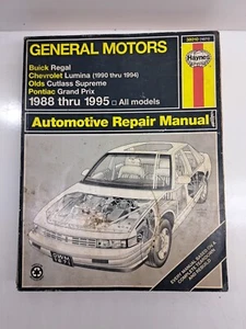 Haynes Repair Manual 38010 General Motors Buick Regal Chevy Lumina Olds Cutlass - Bild 1 von 8