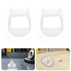 2pcs PVC Pipe Supports For Washing Machine 30-38 mm Drain Hose Self-Adhesive - Picture 1 of 20