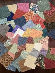 RJR Charm Pre Cut 5” Squares Various Collections 57 Fabrics, Variety Colors VTG - Picture 1 of 12