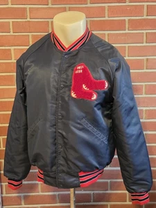 Chaqueta de colección rara de los Medias Rojas de Boston 100 % nailon para hombre grande MFG de Twins Enterprise - Imagen 1 de 11