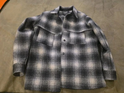 Camisa de jac Filson Cascade se ajusta como una MED. HECHO EN EE. UU. Blanco Carbón Negro Ombre Foto 1 de 4