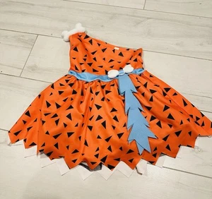 Flintstones Pebbles Bones Girls Costume Size 5T - Picture 1 of 7