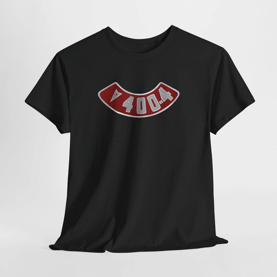 Camiseta Pontiac 400 Engine Calcal, Camiseta Muscle Car, Camisa Gildan 5000 Foto 1 de 1